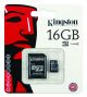 Kingston micro SD HC-kaart 16GB