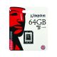 Kingston micro SD HC-kaart 64GB